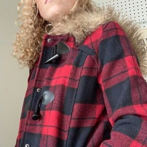 Buffalo Plaid Winter Coat